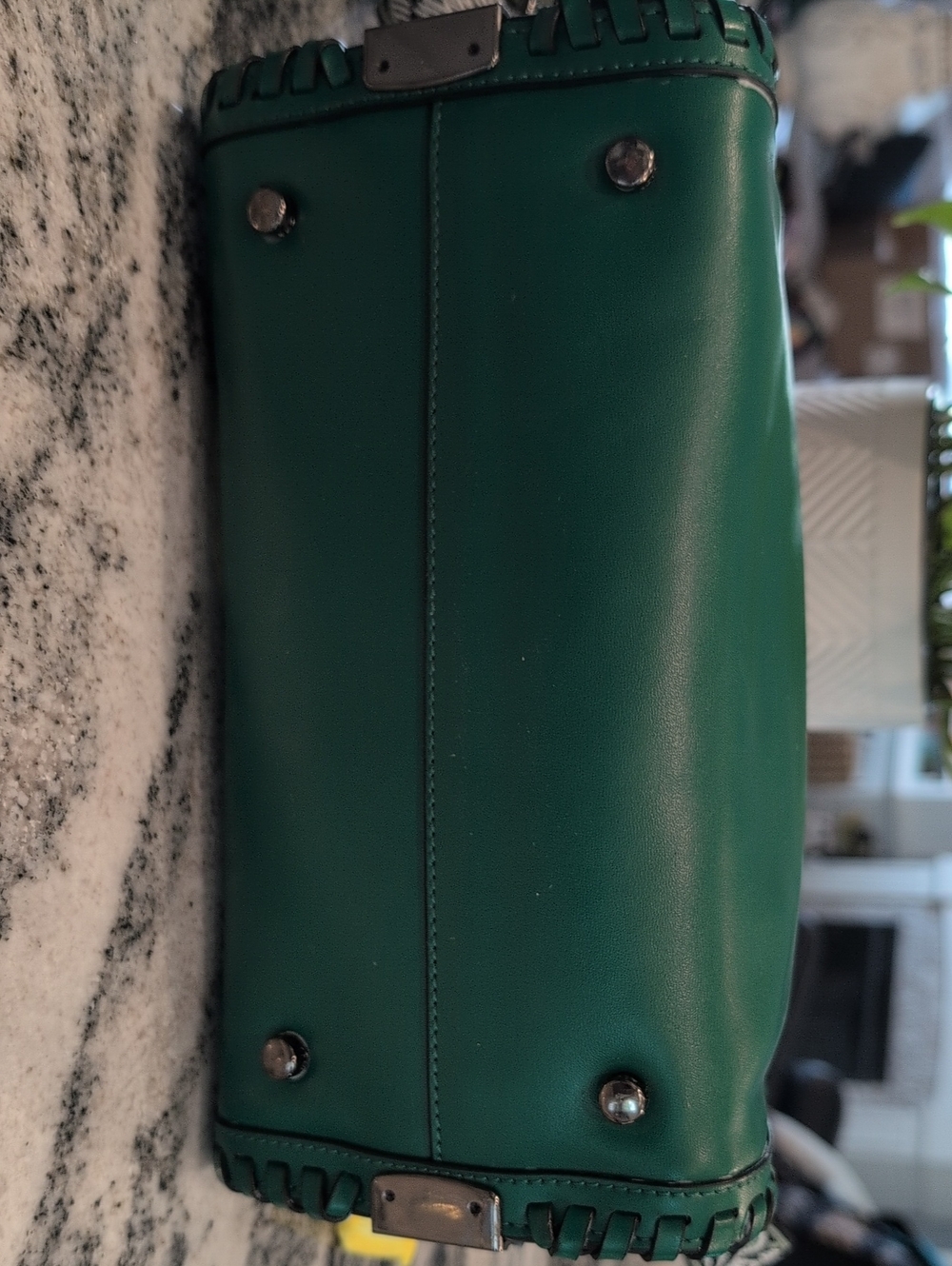 Coach Swagger 27 Forest Green Rip & Repair Carryall Satchel Limited Edition RARE - Picture 11 of 13